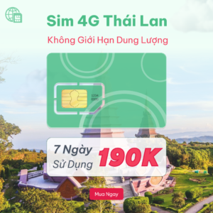 Sim Du Lịch Thái Lan - Chỉ Có Data 4G-01